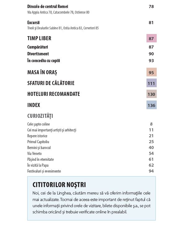 Pachet Roma & Ghid de conversație român-italian